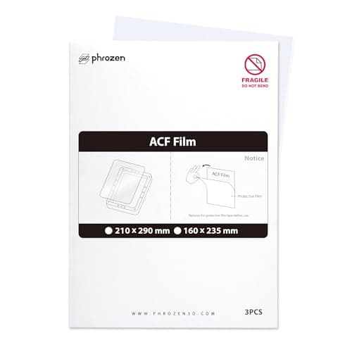 Phrozen Lot de 3 films ACF pour imprimante 3D en résine | film de séparation ACF pour Sonic Mini/Shuffle Series, Mighty 4K LCD Printer | Adhérence Réduite, Rapid Impression (160x235 mm)