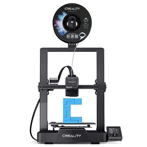 Creality Ender-3 V3 SE Imprimante 3D, 250mm/s Grande Vitesse, Mise à Niveau CR Touch Nivellement Auto, Double Axe-Z Stable Structure, Chargement/Déchargement Auto des Filaments (220x220x250mm)