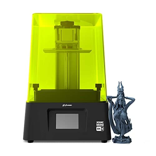 Phrozen Sonic Mini 8K S LCD Resin 3D Printer, Highest Resolution of 22 µm, 7.1” Mono LCD Screen, Prints Beyond Handcrafted Models, L16.5X W7.2 x H17 cm Printing Volume