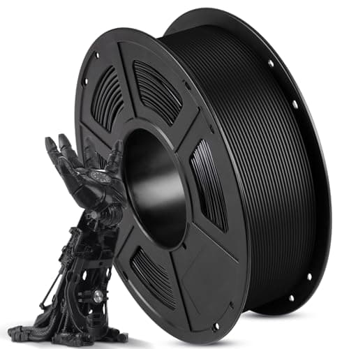 ANYCUBIC Filament PLA de 1,75 mm pour Imprimante 3D, Précision Dimensionnelle +/- 0.02mm, Enroulement Soigné Bobine de 1KG Filament, pour Plupart l’impression 3D Noir