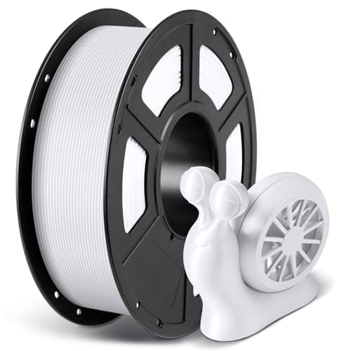 Anycubic PETG Filament 1KG, PETG Filament 1.75mm d'imprimante 3D, Précision Dimensionnelle +/- 0.02 mm, Haute Résilience et Qualité Exceptionnelle, PETG Blanc