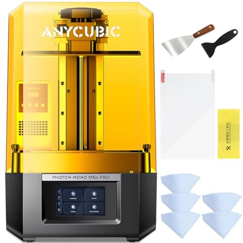 ANYCUBIC Photon Mono M5s Pro Resin 3D Printer, 10.1'' 14K HD Mono LCD, 3X High Speed Printing, Leveling-Free&Intelligent Detection, Large Printing Size of 8.81 x 4.98 x 7.87 Inch