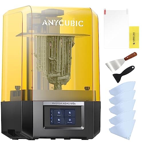 ANYCUBIC Photon Mono M5s 12K Imprimante 3D en Résine écran LCD Monochrome 10.1'', sans nivellement Intelligent, Vitesse d’Impression 3X Plus Rapide, Taille d’Impression de 218 * 123 * 200mm